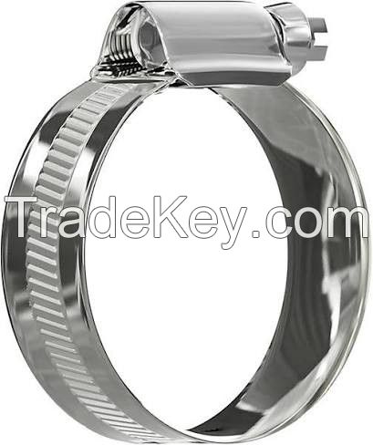 Stainless Steel Hose Clamp 32-50mm Worm Drive Industrial