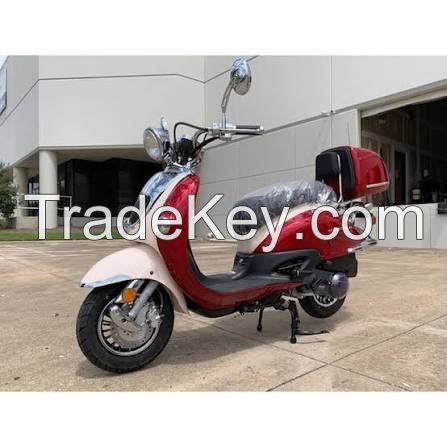 TrailMaster Sorrento 50cc Street Scooter 49.6cc, Electric Start, Up to 35 MPH