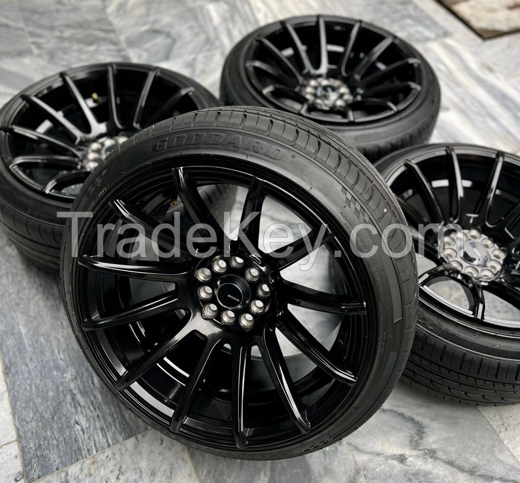 Premium Brand New Alloy Wheels Passenger Tires With Modern Design Reliable Road Grip