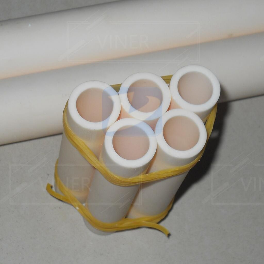 For Smelting High Temperature Refractory Al2O3 Ceramic Alumina Tube with Cap
