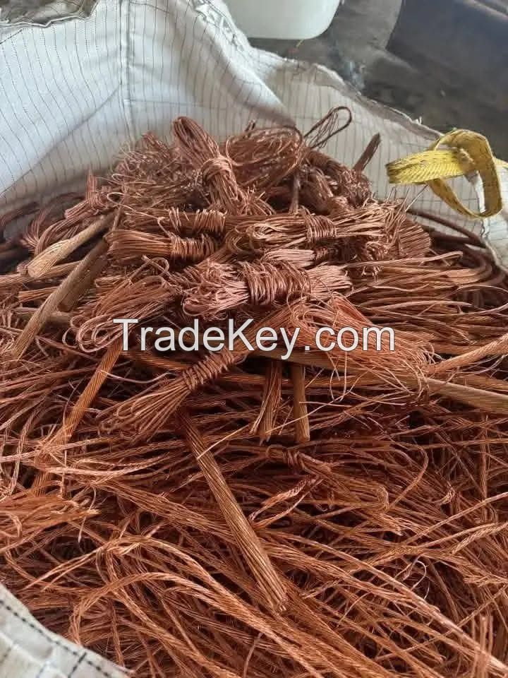 High Quality Copper Scrap Wire Available 99.9% 