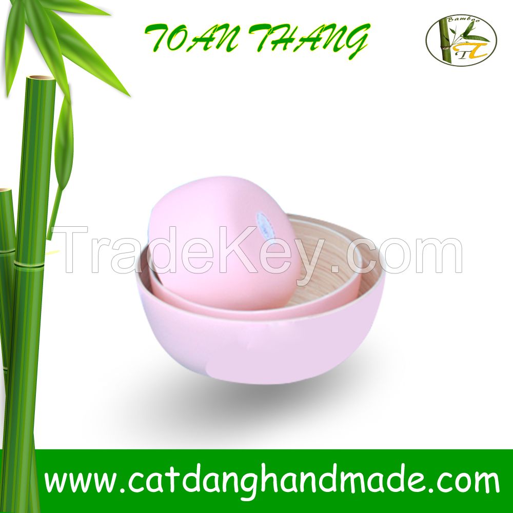 High quality bamboo salad bowl