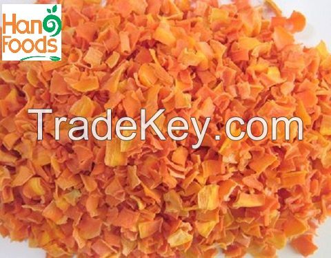 Dried Carrot Coins in Large Quantity