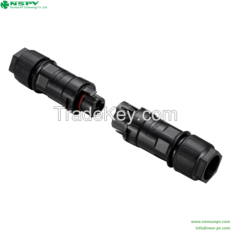 3Pin Solar AC Connector 500V Max. 50A Solar AC Power Connector Cable Male Cable Female