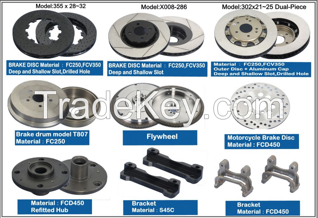 Auto parts-Brake Disc/Brake Drum and Calipers