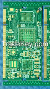 10-layer HDI PCB with golden fingers