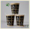 Disposable food grade paper coffee cups with custom logo