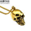 Stainless steel skeleton pendant titanium steel multicolor pendant