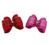 Pet Cat Dog Hair Bows Beautiful Bow Tie With Rubber Bands Puppy Hair Accessories