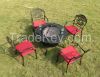 outdoor furniture garden cast-iron bbq grill set