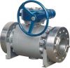 Cast steel trunnion mounted ball valve