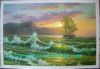 oil painting, seascape oil painting, boat oil painting