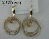 Wholesale rhinestone pendant earrings(XJW1224)