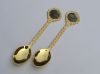 Spoon, Souvenir Spoon, Metal Spoon, Gold Spoon