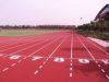 Prefabricated rubber running track