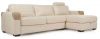 Sell Cream Leather Chaise Sofa