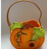 Sell Autumn Pumpkin Design Felt Basket