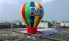 Rainbow Giant Inflatable Advertising Balloons For Promotion 0.45mm PVC