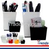 connected office plastic stationery holder, plastic pen holder