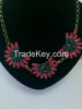 high quality metal acrylic necklace fashion jewelry