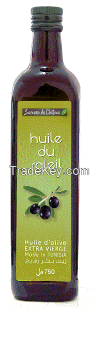 Huile d&#039;olive Extra Vierge : Huile du Soleil - 750ml