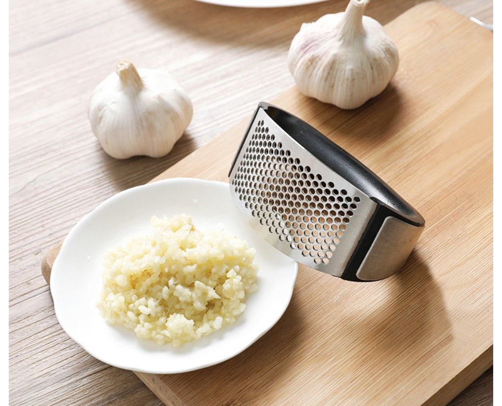 Stainless Steel Garlic Press