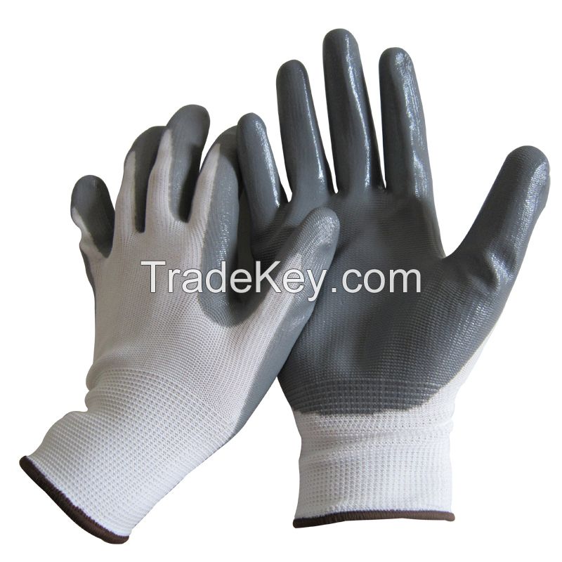 grey NBR glove manufacturer