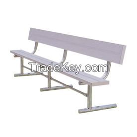 cheap price for aluminum patio benches with back