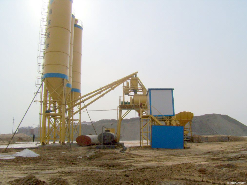 50m3/h concrete batching plant from top brand factory