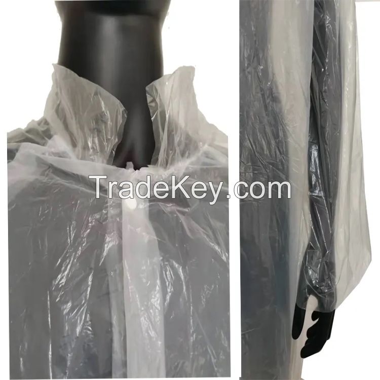 Plastic Visitor coat/Pe Lab Coat