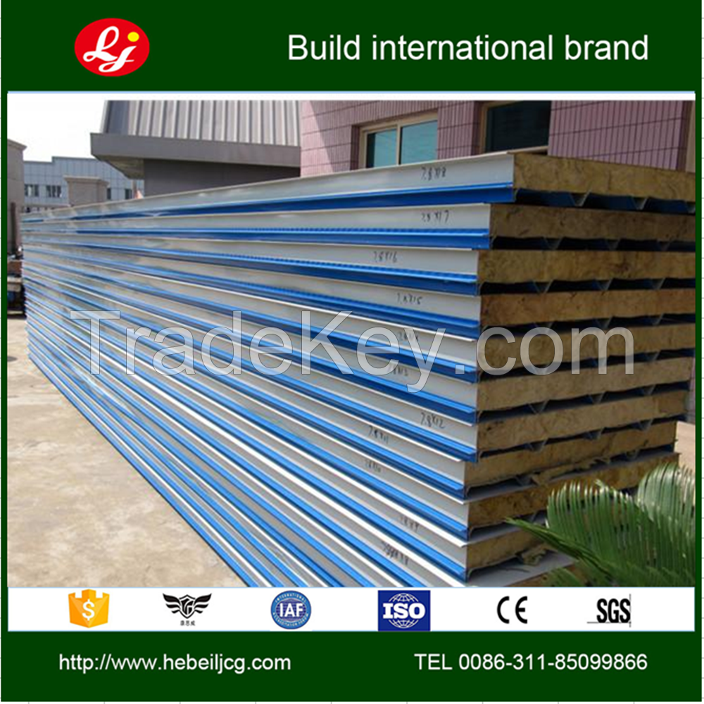 soundproof rock wool sandwich panel