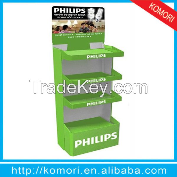 Komori top sales cardboard display shelves