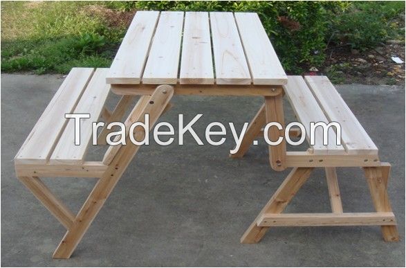 outdoor picnic bench