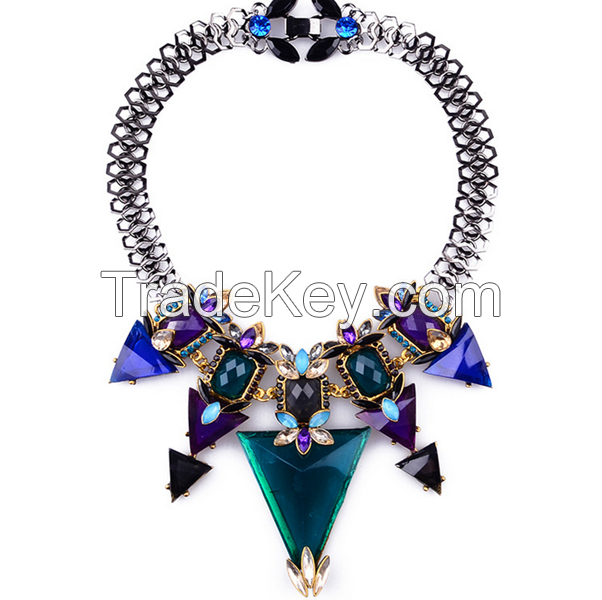 Zinc Alloy Material Type Necklaces Jewelry girls chunky necklace