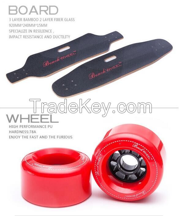 2015 new style elektro skateboard BENCHWHEEL wireless remote control Myway electric scooter