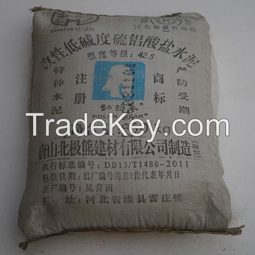 Low alkalinity Sulphoaluminate Cement 42.5