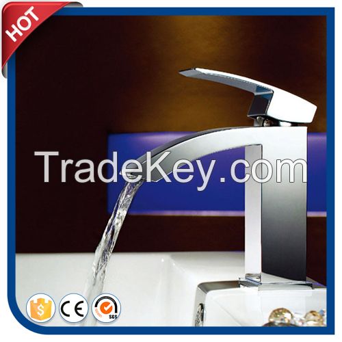 Brass Waterfall Basin Faucet 