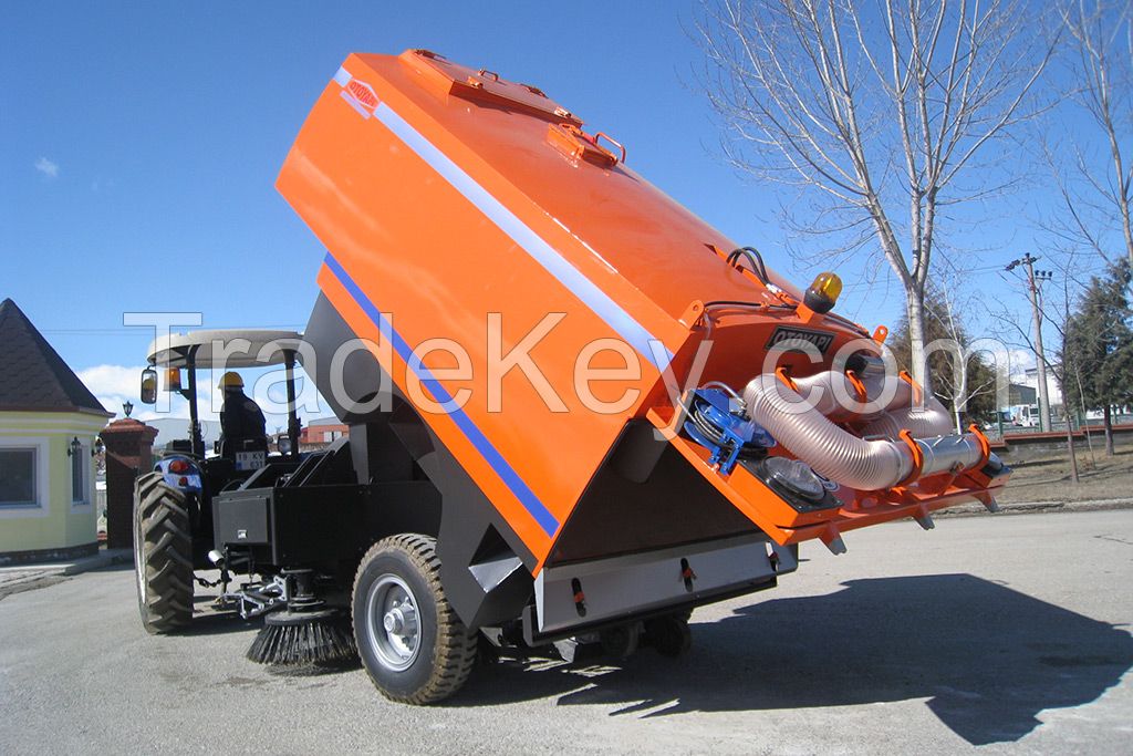 Tractor Towed Vacuum Road Sweeper