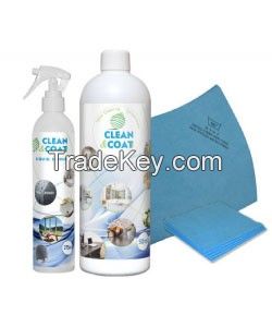 500ml Clean and Coat Cleaner And Sealer + 275ml Liquid Shield + application cloth