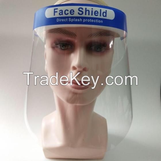 Face Sheild Blue and White Protective Safety Face Shield / Face Shield Hats