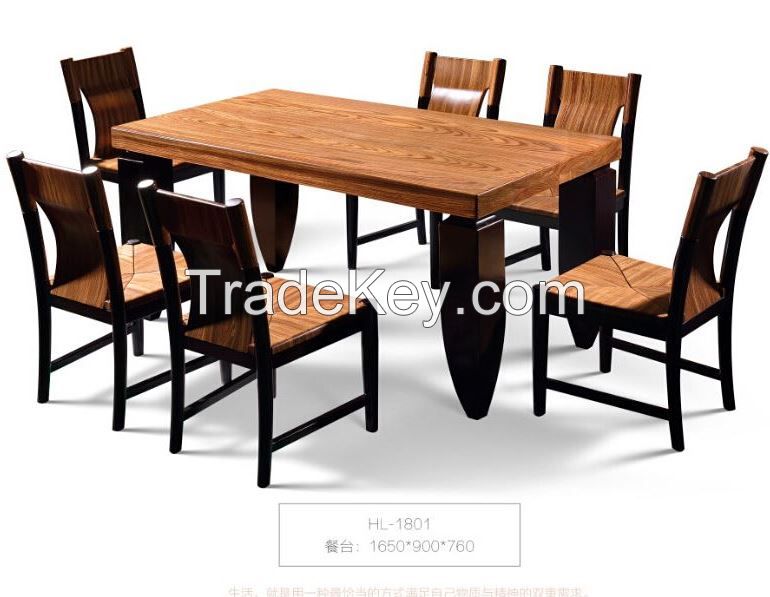 Solid Wood Dining Table And Chair