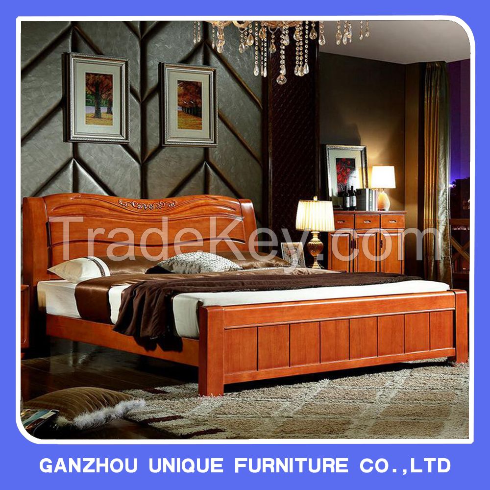 Best seller wooden double bed single bed