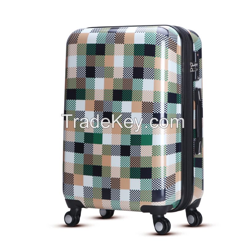 Fashion ABS PC hardshell travel luggage set 55017