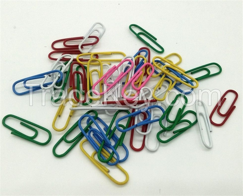 Basic colored paper clips, metal binder clips, low price made in China