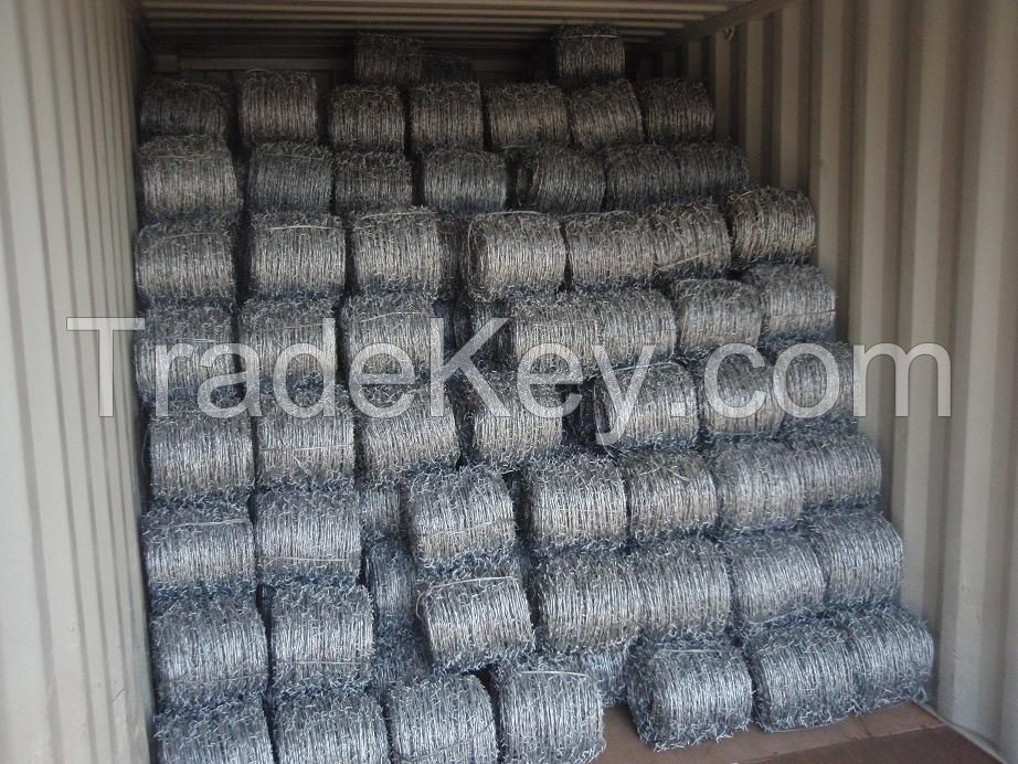 low price barbed wire fence 