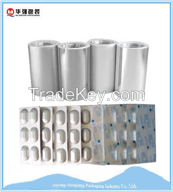 Pharmaceutical aluminum blister foil