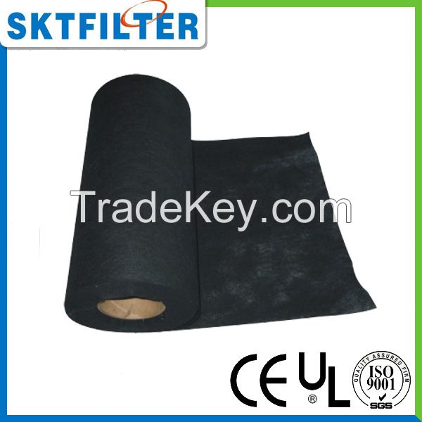 Activated carbon filter media