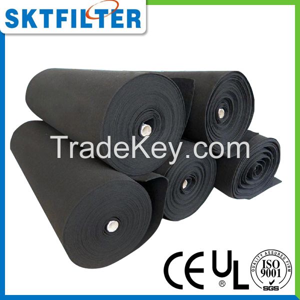 Activated carbon filter media