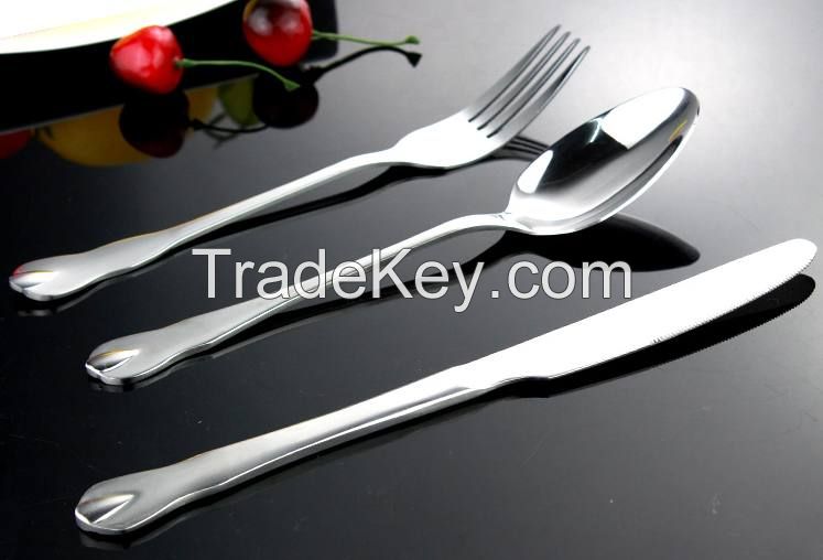 Wholesale chinese stainless steel tableware, flatware set, cutlery set