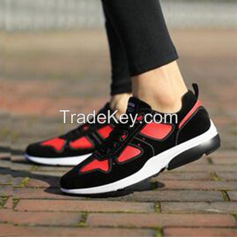 Cheapest Sneakers New Korean Fashion Mixed Colors Student Sports Casual Traveling Shoes Black Red